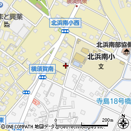 静岡県浜松市浜名区横須賀21周辺の地図