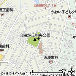 兵庫県三木市志染町西自由が丘周辺の地図