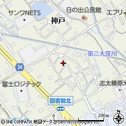 静岡県榛原郡吉田町神戸378-11周辺の地図