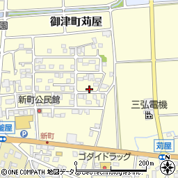 兵庫県たつの市御津町苅屋262周辺の地図