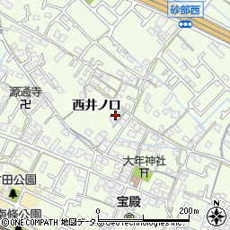 兵庫県加古川市東神吉町西井ノ口483周辺の地図
