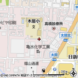 大阪府寝屋川市豊里町周辺の地図