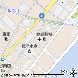 鳥越製粉株式会社　静岡工場周辺の地図