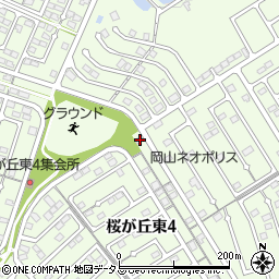 岡山県赤磐市桜が丘東4丁目4-153周辺の地図