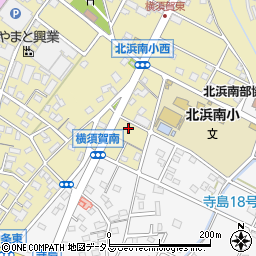 静岡県浜松市浜名区横須賀23周辺の地図