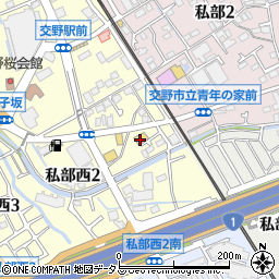 焼肉 久太郎 KUTARO 交野店周辺の地図