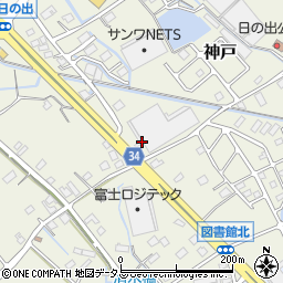 静岡県榛原郡吉田町神戸411周辺の地図