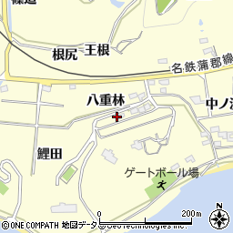 愛知県西尾市東幡豆町浜ノ山13周辺の地図