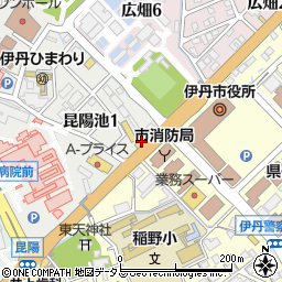 神戸トヨペット　伊丹店周辺の地図