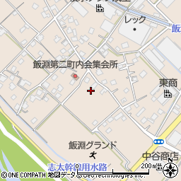 静岡県焼津市飯淵989-1周辺の地図