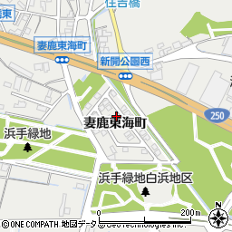 兵庫県姫路市飾磨区妻鹿東海町107周辺の地図