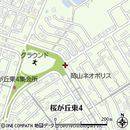 岡山県赤磐市桜が丘東4丁目4-610周辺の地図