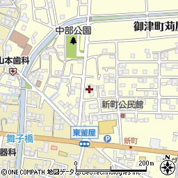 兵庫県たつの市御津町苅屋451周辺の地図