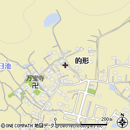 兵庫県姫路市的形町的形823周辺の地図