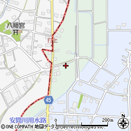 静岡県浜松市中央区笠井上町52周辺の地図