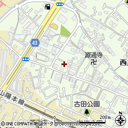 兵庫県加古川市東神吉町西井ノ口570-12周辺の地図