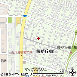 岡山県赤磐市桜が丘東5丁目5-256周辺の地図