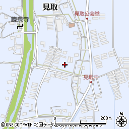 静岡県袋井市見取周辺の地図