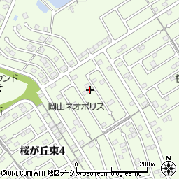 岡山県赤磐市桜が丘東4丁目4-520周辺の地図