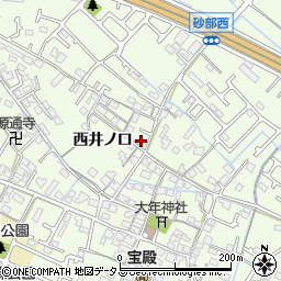 兵庫県加古川市東神吉町西井ノ口471周辺の地図