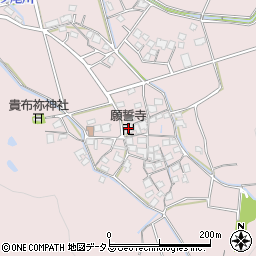 願誓寺周辺の地図