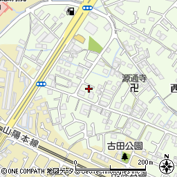 兵庫県加古川市東神吉町西井ノ口570-13周辺の地図