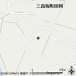 広島県三次市三良坂町田利336周辺の地図