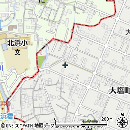 兵庫県姫路市大塩町66周辺の地図