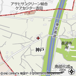 静岡県榛原郡吉田町神戸3395周辺の地図