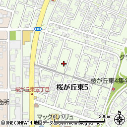 岡山県赤磐市桜が丘東5丁目5-255周辺の地図
