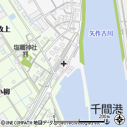 愛知県西尾市一色町松木島下汐田159周辺の地図