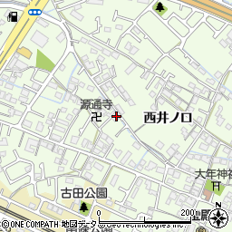 兵庫県加古川市東神吉町西井ノ口514-2周辺の地図