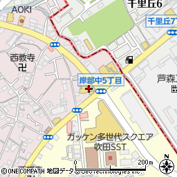 大阪スバル吹田店周辺の地図
