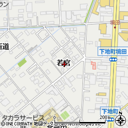 愛知県豊橋市下地町若宮周辺の地図