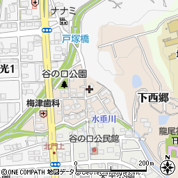 静岡県掛川市谷の口町周辺の地図