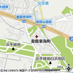 兵庫県姫路市飾磨区妻鹿東海町102周辺の地図