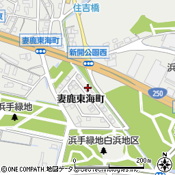 兵庫県姫路市飾磨区妻鹿東海町54周辺の地図