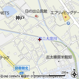 静岡県榛原郡吉田町神戸295周辺の地図