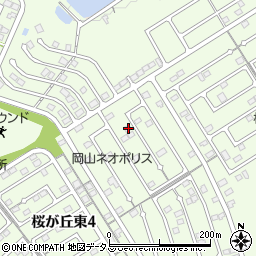 岡山県赤磐市桜が丘東4丁目4-519周辺の地図