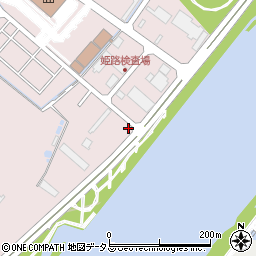 兵庫県姫路市飾磨区中島3216周辺の地図
