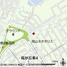 岡山県赤磐市桜が丘東4丁目4-142周辺の地図