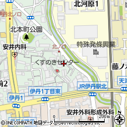 兵庫県伊丹市北本町1丁目273周辺の地図