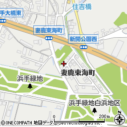 兵庫県姫路市飾磨区妻鹿東海町48周辺の地図