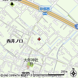 兵庫県加古川市東神吉町西井ノ口180周辺の地図