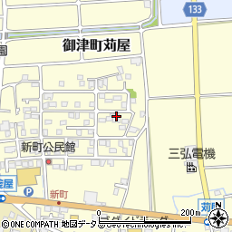 兵庫県たつの市御津町苅屋266周辺の地図