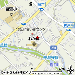 静岡県榛原郡吉田町神戸周辺の地図