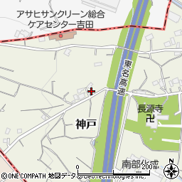 静岡県榛原郡吉田町神戸3390周辺の地図