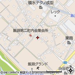 静岡県焼津市飯淵986-1周辺の地図