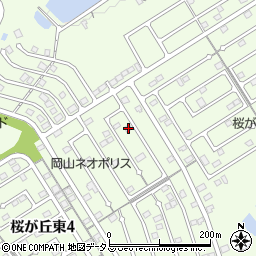 岡山県赤磐市桜が丘東4丁目4-535周辺の地図