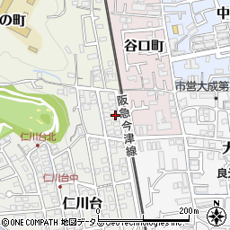 兵庫県宝塚市仁川台286周辺の地図